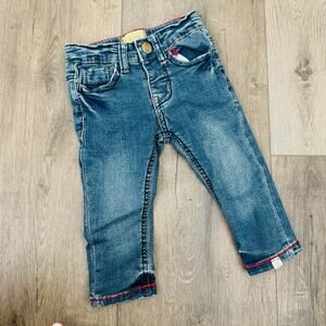 Me And Henry Blue Straight Leg Jeans Infants Size 6-12 Month